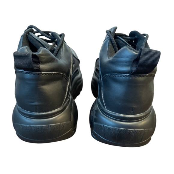 Chelsee Black Platform Chunky Women's Sneakers EU 39 - Picture 4 of 8